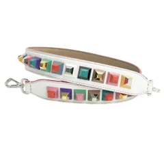 FENDI フェンディ 8AV077 ショルダーストラップ  ホワイト系  [240101316010]