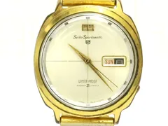 セイコー クォーツ 7N00-8A00 ゴールド 稼働品 美品 Seiko 7N00-8A00 Stainless Steel Gold Quartz Mens Watch