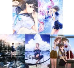 【中古】キャラカード [単品] 集合 2Lブロマイドセット(5枚組) 「PS4/Switchソフト BLUE REFLECTION TIE/帝 電撃スペシャルパック」 同梱特典