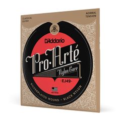 ★即日発送★D'Addario ダダリオ クラシックギター弦 プロアルテ Silver/Black Normal EJ49 【国内正規品】