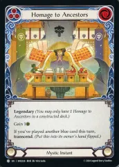 【中古】Flesh and Blood ENG026[C]：Homage to Ancestors // Inner Chi/先祖への敬意 // 内なる気