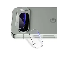 【2枚セット】 対応 Google Pixel 9 Pro XL カメラフィルム Pixel 9 Pro XL カメラ保護カバー (2枚) 【日本製素材旭硝子製】 用 グーグルピクセル9 Pro XL レンズフィルム 強化カメラ保護フィルム 黒縁取り 露出オーのサムネイル