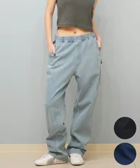 【ムラスポ公式】新品 ELEMENT エレメント レディース ロングパンツ ワイドデニムパンツ ユニセックス BF023-706のサムネイル
