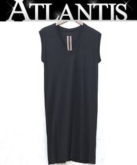 【広尾店】 美品 リックオウエンス Rick Owens ノースリーブ トップス ISLAND S/S 13 黒 コットン sizeM 【14185】