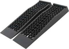 BomberRabbit カースロープ ３ｔ ローダウン車対応 大型車 ジャッキサポート ブラックタイヤスロープ２個セット