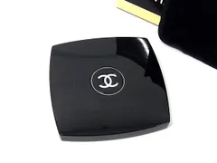 ■新品同様■ CHANEL シャネル ココマーク ミロワールドゥーブルファセット 折り畳み コンパクトミラー 拡大鏡 ブラック系 DJ5415