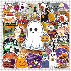 ハロウィンテーマ ステッカー 100枚セット 防水シール アニメ キャラクター 周辺 萌えグッズ 手帳 シール 装飾品 かわいい 漫画 DIYステッカー 人気