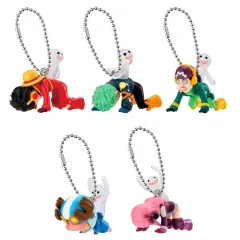 【中古】キーホルダー 全5種セット 「From TV animation ONE PIECE ネガティブスイング」