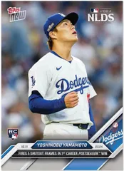 山本由伸 ポストシーズン初勝利 2024 Topps now #826 ルーキー