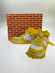 【中古品】NIKE ナイキ ×OFF-WHITE オフホワイト AIR FORCE 1 MID SP LTHR WHITE AND VARSITY MAIZE DR0500-101 靴 シューズ スニーカー 【160-250610-AS-7-min】のサムネイル