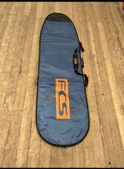 中古 FCS 〜7’6ハードケース  CLASSIC サーフボードケース　ファンボード　ミッドレングス