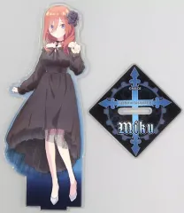 【中古】アクリルスタンド・アクリルパネル 中野三玖 アクリルスタンド 「きゃらっとくじ 五等分の花嫁∬～Gothic rock～」 H賞