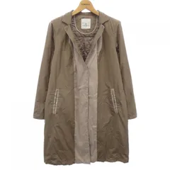 【極美品】 モラビトブラン ゆったり 大きい ウールコート 40 牛革 極美品】 モラビトブラン ゆったり 大きい ウールコート 40 牛革