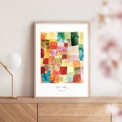 【A2】パウル・クレー Watercolour アートポスター アブストラクト 名画 絵画 特大 アートパネル AP257