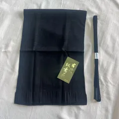 【未使用品】夏素材 喪 帯揚げ 帯締め セット 黒 正装用 着物 女性 婦人 レディース 和装小物 和装 着物 kimono ＃きもの猫田　T236
