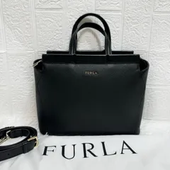 極美品！FURLA フルラ　タリア　レザー　2way ハンドバッグ ショルダーバッグ　保存袋つき