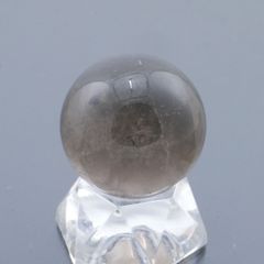 スモーキークォーツ丸玉 30.5mm 39.8g 天然石・置物 煙水晶 厄除け 除障 魔除け 破魔 台座は付属しません
