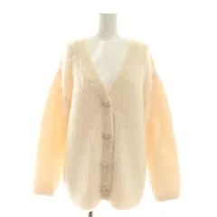 スナイデル SNIDEL 24AW ビジューリボンロングカーディガン ニット ピンクベージュ /DF ■OS