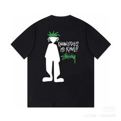 STUSSY ステューシー シャドーマン Tシャツ 半袖 メンズ レディース 男女兼用 ユニセックス シャドウマン プリント