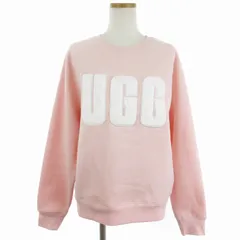 アグ UGG Madeline Fuzzy Logo Crewneck マドリン ファジー ロゴ クルーネック トレーナー スウェット プルオーバー ピンク Sのサムネイル