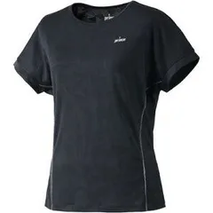 【新品】【Mサイズのみ】prince（プリンス）ゲームシャツ レディース ウィメンズ 吸汗速乾 テニス バドミントン ブラック WS4072-165