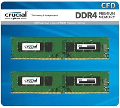 Crucial メモリ デスクトップPC用 DDR4-2666 16GB*2枚PCパーツ
