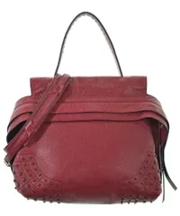 【TOD'S】ハンドバッグ　ウェーブバッグ　ロゴ型押し　パープル TOD'S トッズ レザー バッグ マイクロ XBWAPAEL000QRI9P09 tods