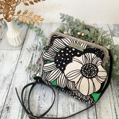 ミナペルホネン rosy ネイビー ショルダーバッグ - メルカリ