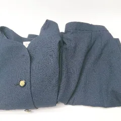 ◇ Θ◎●未使用● sospita 膝丈 セットアップ サイズ13AR75 ネイビー レディース E  【1504240004198】