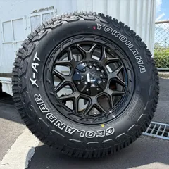 新品4本セット【車検対応】デリカD5 RAV4 16インチ タイヤホイール ヨコハマ ジオランダー X-AT G016 235/70R16 225/70R16 インフェルノ