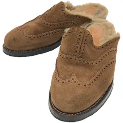 1piu1uguale3 ウノピゥウノウグァーレトレ 20AW WINGTIP SANDAL ウィングチップボアサンダル  ブラウン 41のサムネイル