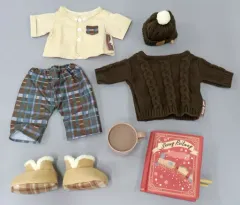 【中古】ぬいぐるみ ダッフィー(ウォームウィンター・ストーリータイム) コスチュームセット(ぬいぐるみ用衣装) 「ダッフィーのクリスマス2021」 東京ディズニーシー限定