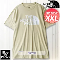 THE NORTH FACE 半袖Tシャツ Half Dome Tee, カラー；Gravel/White, サイズ；XXL