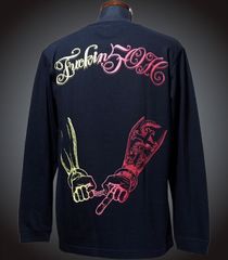 parasite パラサイト ロングスリーブTシャツ (FUCKIN 5-OH) カラー：ブラック 6,380円(内税)