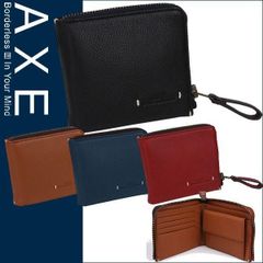 財布 メンズ 2つ折り アックス AXE 　Ｌファスナー２つ折り財布　602632