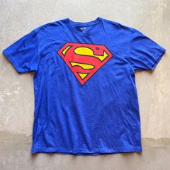 superman ロゴ　プリント　Tシャツ　マーベル　アメコミ