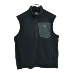 THE NORTH FACE ノースフェイス フリースベスト アウトドア ブラック(メンズ L)中古 古着 U3825