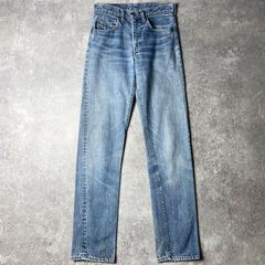66後期 70s USA製 Levis 505 0217 デニム パンツ 29 34 / 70年代 リーバイス ビンテージ アメリカ製 内股 シングル 黒カン クラッシュ