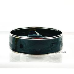 HERMES Enamel エナメル バングル ブレスレット HERMES Sellier 65 黒 ソルド品