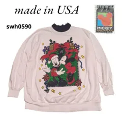 USA製古着　MICKEYプリントトレーナースウェット　swh0590のサムネイル