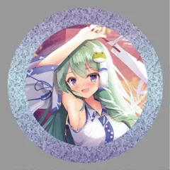直筆色紙　東方　博麗霊夢　霧雨魔理沙　東風谷早苗　こねこのまんま 東方Project』セガプライズに「東風谷早苗」の寝そべり