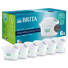 ブリタ カートリッジ 浄水器 ポット型 交換用 6個入 PFOS/PFOA除去試験済 マクストラプロ カートリッジ ピュアパフォーマンス 【日本正規品】