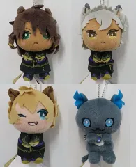 【中古】雑貨 全4種セット ＆ you モアプラス式典服キーチェーンマスコット“サバナクロー寮＆グリム” 「ディズニー ツイステッドワンダーランド」