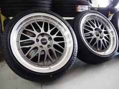 深リム メッシュ levanna V10-EX FFT 19inch 8.5J 225/40R19 クラウン マークX カムリ マークX