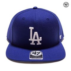 '47 CAPTAIN LOS ANGELES DODGERS SNAPBACK CAP【ROYAL BLUE】(フォーティーセブン 帽子 キャップ スナップバック ベースボールキャップ MLB ロゴ LA  ロサンゼルス ドジャース)