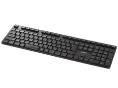 【新品・2営業日で発送】BUFFALO バッファロー 無線2.4GHz 静音設計 フルキーボード 日本語配列 ブラック(BSKBW320BK)