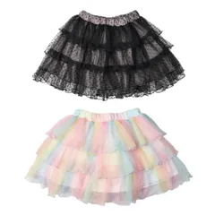 チュール ティアード スカート キッズ フリル シフォン 発表会 結婚式 プリンセス ドレス 女の子 かわいい