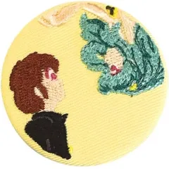 【中古】バッジ・ピンズ 01.ラム＆諸星あたる 「うる星やつら トレーディング刺繍缶バッジ」