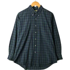 古着 80~90年代 エルエルビーン L.L.Bean 長袖 ボタンダウンチェックシャツ メンズL相当 ヴィンテージ/eaa594786