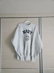 80s ビューティー 海軍兵学校 リバースウィーブ スウェットシャツ パーカー